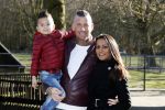 Den Haag 16 februari 2018 
Rolf Tangel met zijn nieuwe vriendin en zoontje