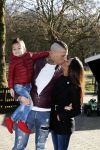 Den Haag 16 februari 2018 
Rolf Tangel met zijn nieuwe vriendin en zoontje