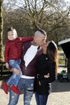 Den Haag 16 februari 2018 
Rolf Tangel met zijn nieuwe vriendin en zoontje