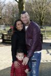 Den Haag 16 februari 2018 
Rolf Tangel met zijn nieuwe vriendin en zoontje