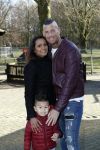 Den Haag 16 februari 2018 
Rolf Tangel met zijn nieuwe vriendin en zoontje