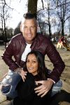 Den Haag 16 februari 2018 
Rolf Tangel met zijn nieuwe vriendin en zoontje