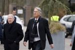 Leusden 6 maart 2018
Crematie Mies Bouwman in crematorium Leusden. Ron Brandsteder en Frits barend