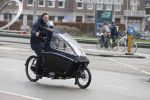 Amsterdam 10 februari 2018 
Ronald de Boer op zijn electrische bakfiets