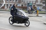 Amsterdam 10 februari 2018 
Ronald de Boer op zijn electrische bakfiets