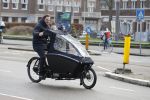 Amsterdam 10 februari 2018 
Ronald de Boer op zijn electrische bakfiets