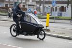 Amsterdam 10 februari 2018 
Ronald de Boer op zijn electrische bakfiets