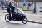 Amsterdam 10 februari 2018 
Ronald de Boer op zijn electrische bakfiets