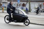 Amsterdam 10 februari 2018 
Ronald de Boer op zijn electrische bakfiets