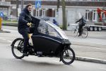 Amsterdam 10 februari 2018 
Ronald de Boer op zijn electrische bakfiets