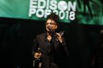 Amsterdam 12 februari 2018
Uitreiking Edison muziekprijzen in de westergasfabriek. Ronnie Flex
