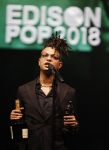 Amsterdam 12 februari 2018
Uitreiking Edison muziekprijzen in de westergasfabriek. Ronnie Flex