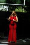 Amsterdam 12 februari 2018
Uitreiking Edison muziekprijzen in de westergasfabriek. Roxeanne Hazes met vriend Erk Zwennes