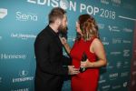 Amsterdam 12 februari 2018
Uitreiking Edison muziekprijzen in de westergasfabriek. Roxeanne Hazes met vriend Erk Zwennes
