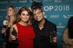Amsterdam 12 februari 2018
Uitreiking Edison muziekprijzen in de westergasfabriek. Roxeanne Hazes met Ronnie Flex