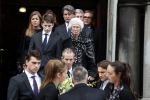 Rotterdam 20 februari 2018
Dienst voor overlijden /begrafenis Ruud Lubbers in de Laurentius Elisabeth Kathedraal. Ria Lubbers met familie