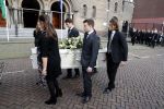 Rotterdam 20 februari 2018
Dienst voor overlijden /begrafenis Ruud Lubbers in de Laurentius Elisabeth Kathedraal. Kleinkinderen dragen de kist