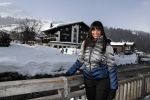 Lech/ Oberlech 25 februari 2018
Sandra Schuurhof met cameraman in Lech voor de koninklijke fotoshoot