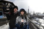 Lech/ Oberlech 25 februari 2018
Sandra Schuurhof met cameraman in Lech voor de koninklijke fotoshoot