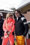Wargain 1 maart 2018
Sonja Bakker en haar vriend  Barry van Suijdam en zoontje Bram op ski vakantie.