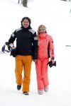 Wargain 1 maart 2018
Sonja Bakker en haar vriend  Barry van Suijdam en zoontje Bram op ski vakantie.