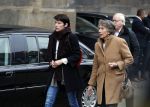 Amsterdam 3 februari 2018 
Prinses Beatrix viert haar 80e verjaardag in het paleis op de dam.
Hans, Sophie and Christina von der Recke