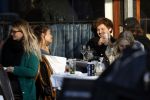 Amsterdam 21 februari 2018
Soy Kroon en Holly Brtood op terras met stylist Tommie Driessen