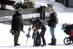 Lech/ Oberlech 25 februari 2018
Frank Rijkaard met zijn vrouw Stephanie Rijkaard en hun zoon in Lech