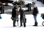 Lech/ Oberlech 25 februari 2018
Frank Rijkaard met zijn vrouw Stephanie Rijkaard en hun zoon in Lech