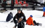 Lech/ Oberlech 25 februari 2018
Frank Rijkaard met zijn vrouw Stephanie Rijkaard en hun zoon in Lech