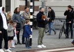 Amsterdam 11 maart 2018 
Tijl Beckand met zijn kinderen