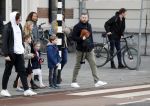 Amsterdam 11 maart 2018 
Tijl Beckand met zijn kinderen