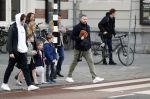 Amsterdam 11 maart 2018 
Tijl Beckand met zijn kinderen