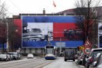 Amsterdam 10 maart 2018
Reclame Tommy Hilfiger in combinatie met het F1 team van Mercedes