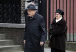 Rotterdam 20 februari 2018
Dienst voor overlijden /begrafenis Ruud Lubbers in de Laurentius Elisabeth Kathedraal. Wim Deetman  met vrouw