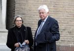 Rotterdam 20 februari 2018
Dienst voor overlijden /begrafenis Ruud Lubbers in de Laurentius Elisabeth Kathedraal. Wim Kok met zijn vrouw Rita