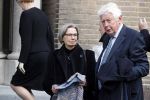 Rotterdam 20 februari 2018
Dienst voor overlijden /begrafenis Ruud Lubbers in de Laurentius Elisabeth Kathedraal. Wim Kok met zijn vrouw Rita