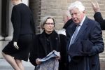 Rotterdam 20 februari 2018
Dienst voor overlijden /begrafenis Ruud Lubbers in de Laurentius Elisabeth Kathedraal. Wim Kok met zijn vrouw Rita
