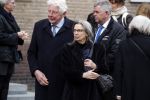 Rotterdam 20 februari 2018
Dienst voor overlijden /begrafenis Ruud Lubbers in de Laurentius Elisabeth Kathedraal. Wim Kok met zijn vrouw Rita