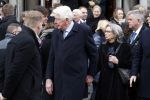 Rotterdam 20 februari 2018
Dienst voor overlijden /begrafenis Ruud Lubbers in de Laurentius Elisabeth Kathedraal. Wim Kok met zijn vrouw Rita