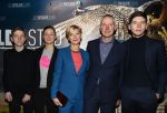 Amsterdam, 26 Februari 2018 Premiere van De wilde stad
producent Ignas van Schaick met zijn gezin