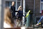 Amsterdam 27 februari 2019
Alain Clark en .. halen zijn zoontje op van school.