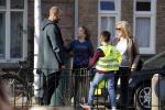 Amsterdam 27 februari 2019
Alain Clark en .. halen zijn zoontje op van school.