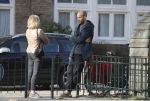 Amsterdam 27 februari 2019
Alain Clark en .. halen zijn zoontje op van school.