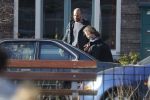 Amsterdam 27 februari 2019
Alain Clark en .. halen zijn zoontje op van school.