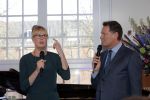 Amsterdam 14 februari 2019
Presentatie Cast Anastasia . De cast bestaat uit Carline Brouwer, Ad Knippels, Ellen Evers, Milan van Waardenburg, Tessa Sunniva van Tol, Rene van Kooten, Gerrie van der Klei.  Albert Verlinde van stage entertainment presenteert de cast van de Broadway musical Anastasia in Hermitage Amsterdam.