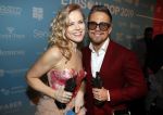 Amsterdam 11 februari 2019
Uitreiking Edisons bij de westergasfabriek. Andre Hazes kwam met zijn vriendin Monique en Manager Sjoerd Bodewes. Andre met ilse de Lange