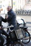 Amsterdam 9 maart 2019
Andre v Duin met partner Martin op de fiets in Amsterdam.