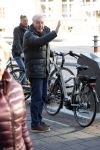 Amsterdam 9 maart 2019
Andre v Duin met partner Martin op de fiets in Amsterdam.