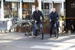 Amsterdam 9 maart 2019
Andre v Duin met partner Martin op de fiets in Amsterdam.